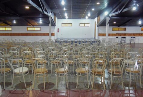 Interior Salón de eventos Club Estudiantes de Quilpué