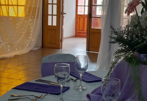Interior Salón de eventos Club Estudiantes de Quilpué